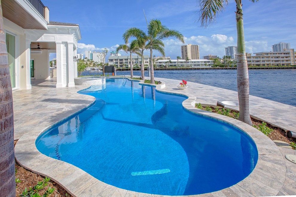 This is an example of a country pool in Miami.
