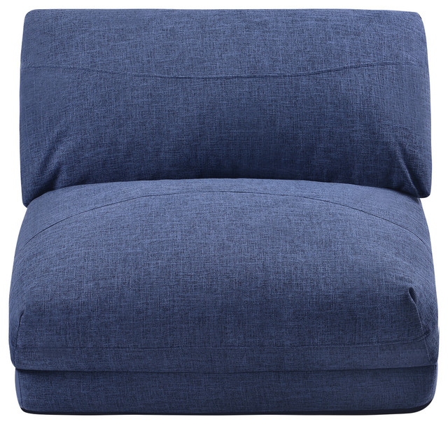 Floor Gaming Sofa Chair Fabric Folding Chaise Lounge 28