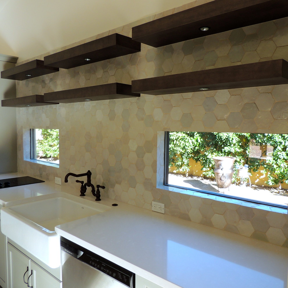 Design ideas for a mediterranean kitchen in Phoenix.