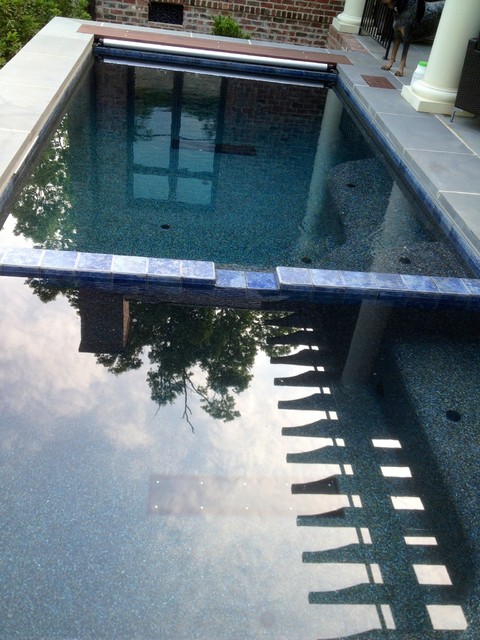 Pool as an afterthought - Traditional - Pool - raleigh - by Vue Custom ...