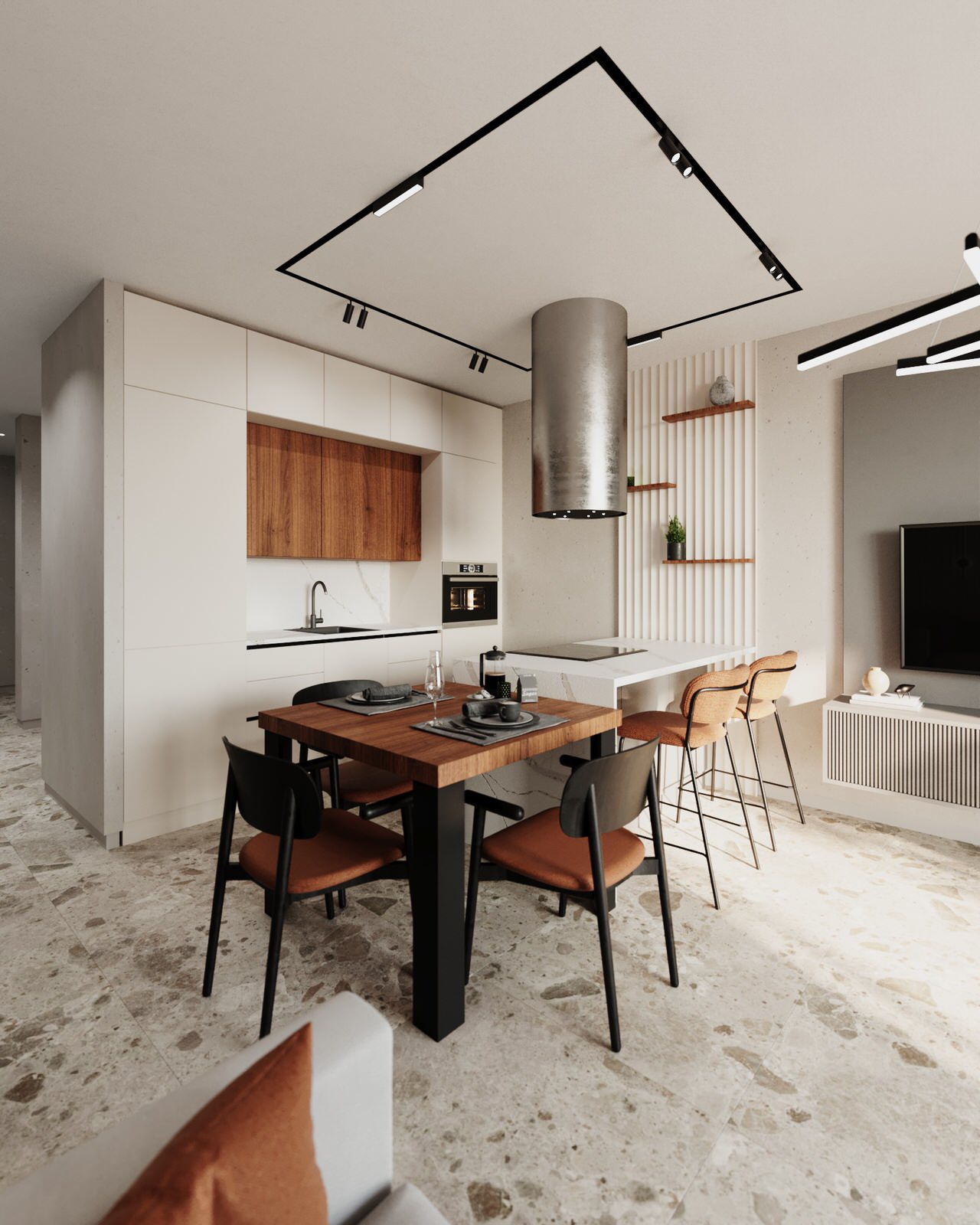 Кухня-гостиная