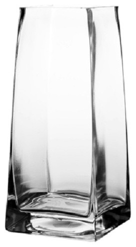 Glass Taper Up Vase, Set of 12, Open 2.75"