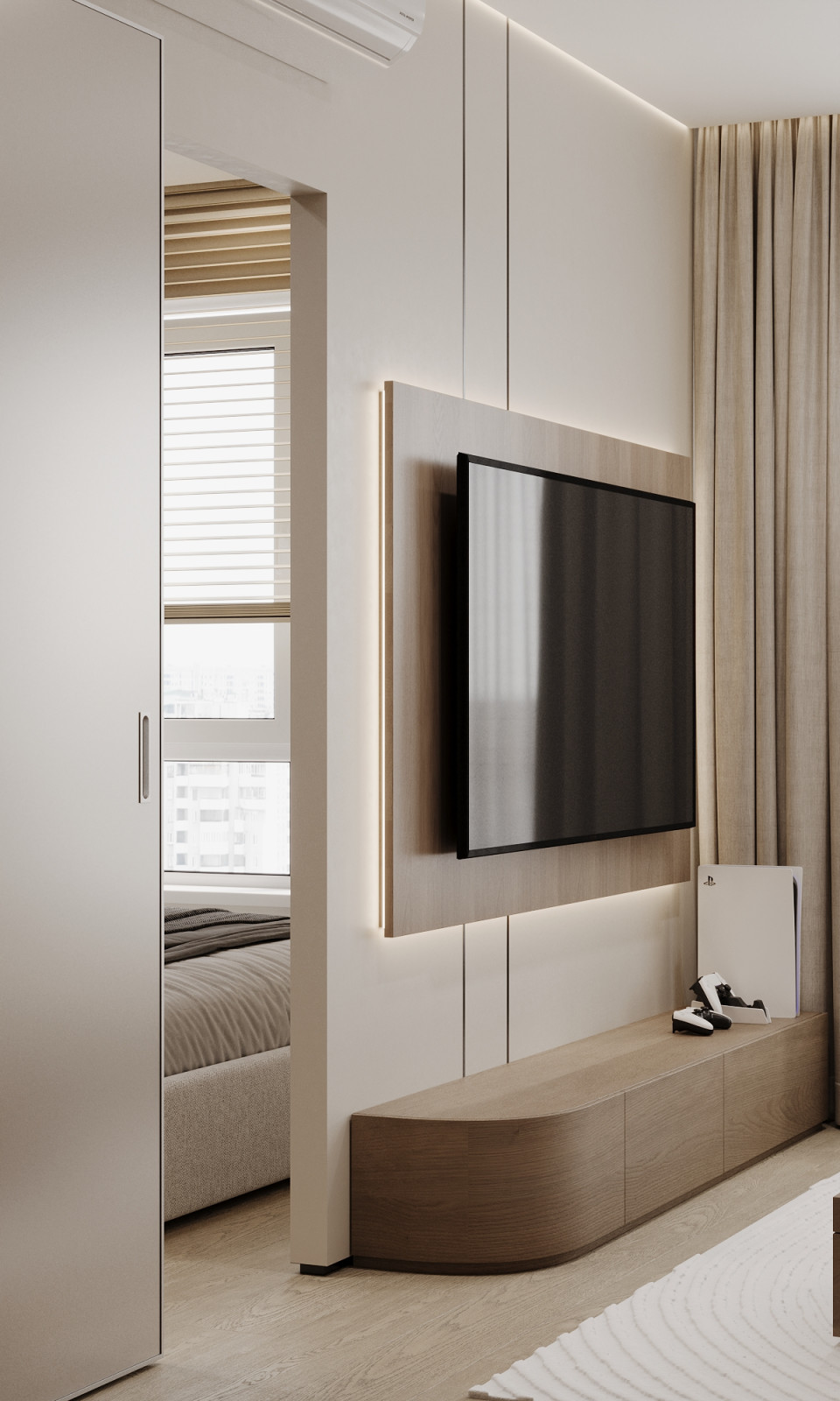 Эскизный проект интерьерной квартиры в Москве