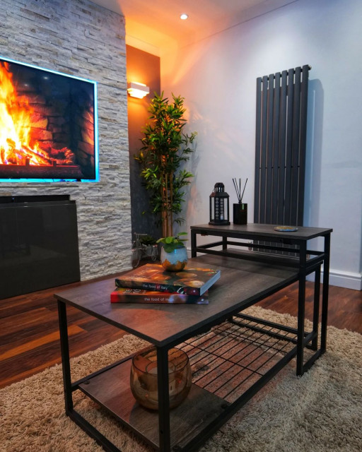 Shiplap and Living Room Fireplace Ideas Modern Living Room