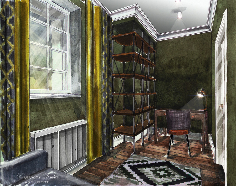 Проект таунхауса в Новой Москве площадью 300 кв м. В процессе реализации