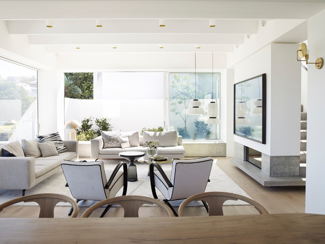 Clovelly House contemporary-living-room