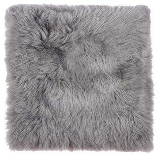 HomeRoots Decor 100% Sheepskin Chair Seat Pad 17"X17 ...
