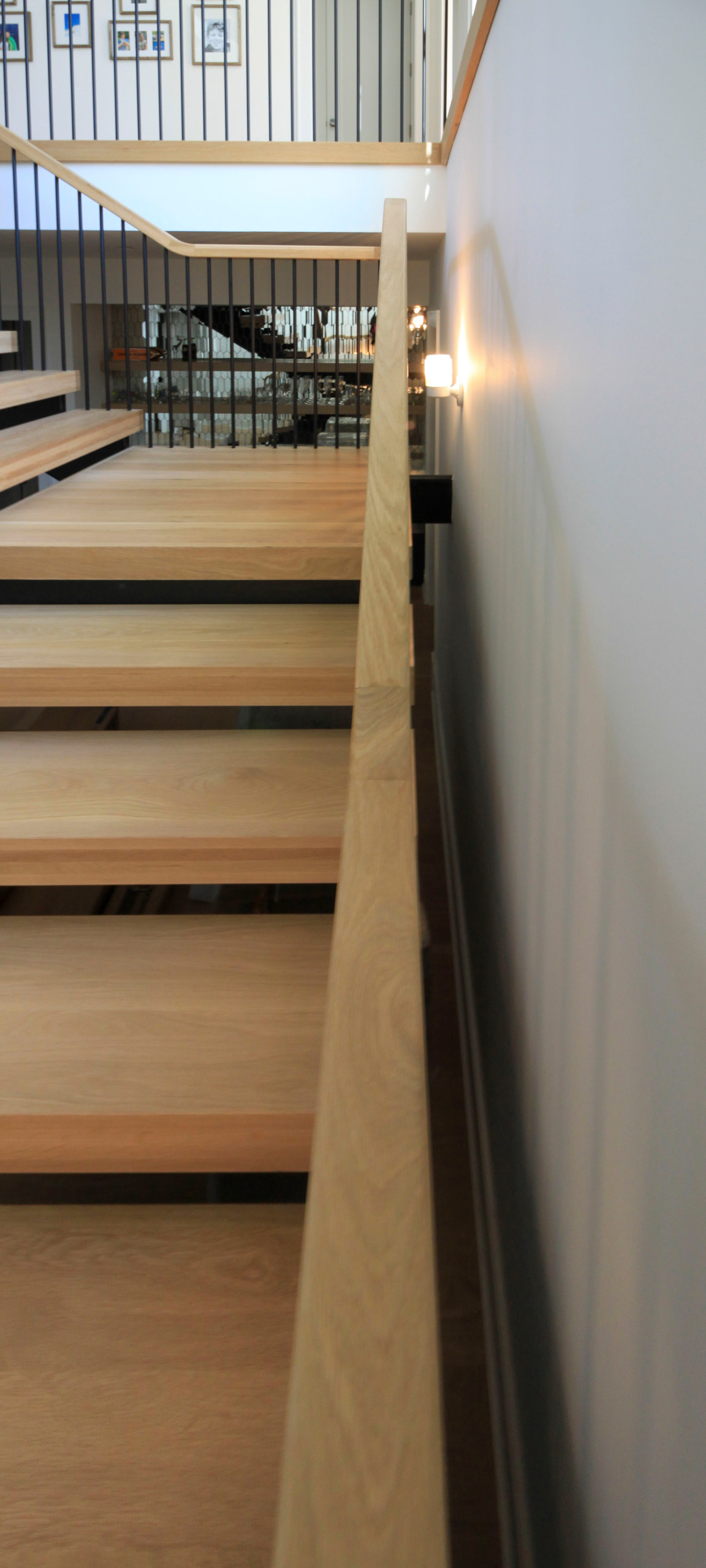 96_Dramatic cantilevered no-riser staircase, Bethesda, MD 20814