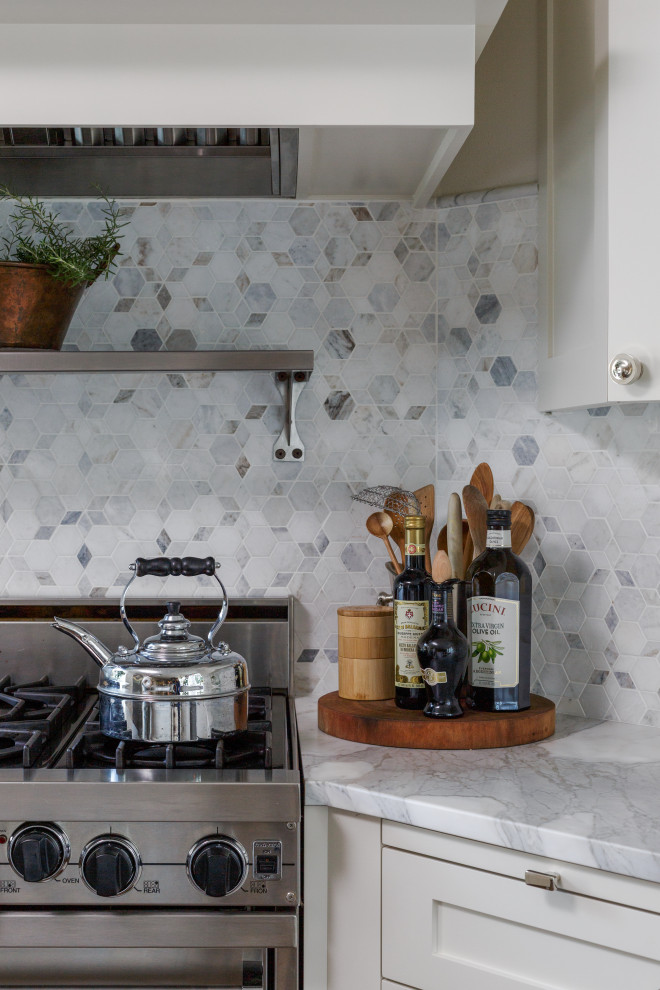 Inspiration for a transitional kitchen remodel in Seattle