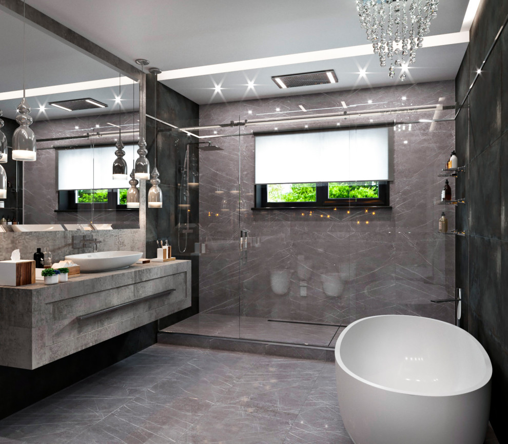 Дизайн-проект загородного дома из дикого бруса