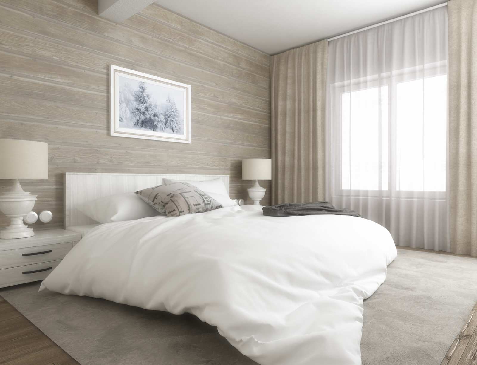 Скандинавский стиль в "каркаснике".