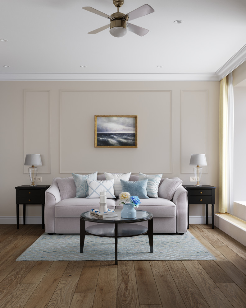 Американская классика в однокомнатной квартире