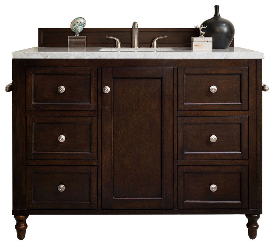 Copper Cove Encore 48" Single Vanity Burnished Mahogany ...