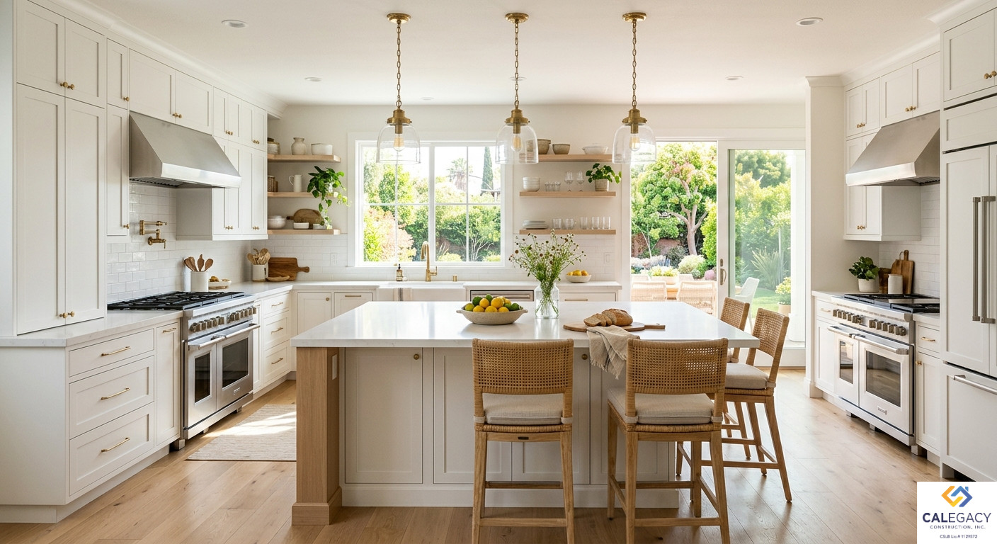 Grant Hill -  2 tone cabinetry light and airy kitchen