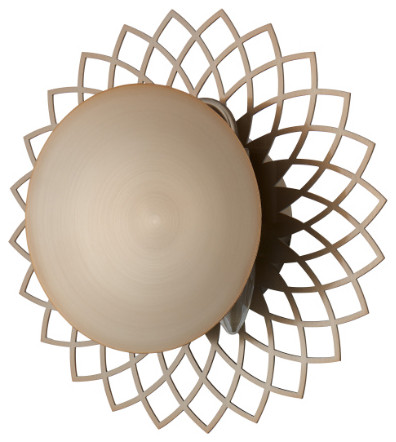 Helia Two Light Wall Sconce in Brushed Champagne Gold