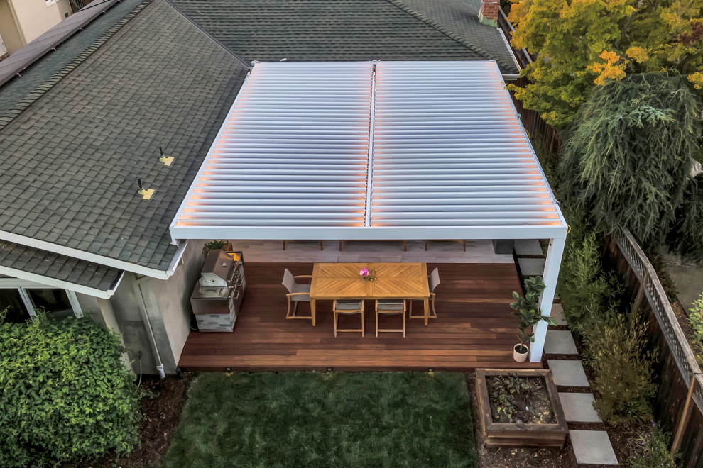Custom Floating Pergola & Patio
