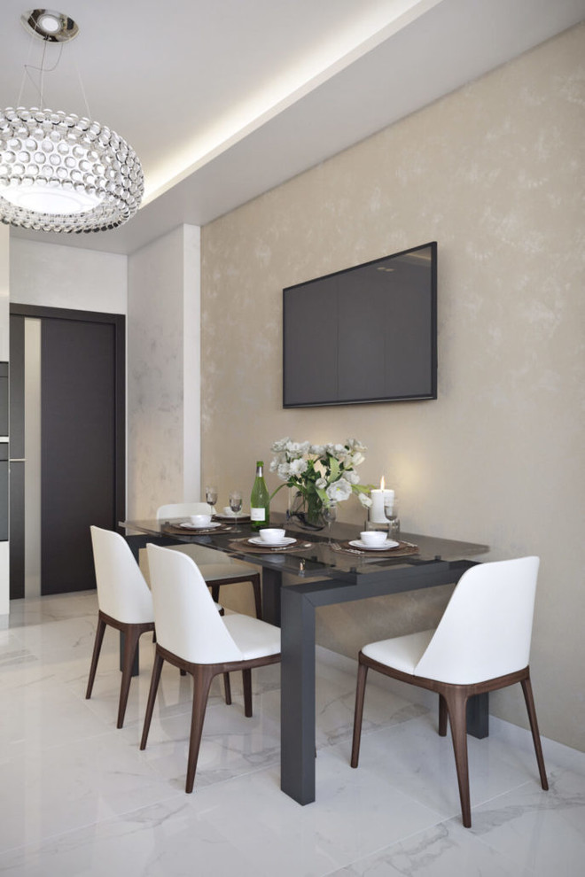 Современный дизайн просторной квартиры