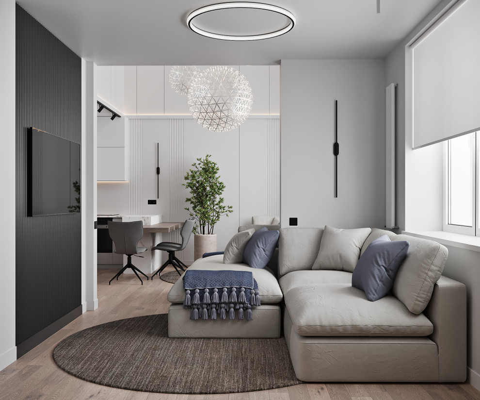 Дизайн проект двухуровневой квартиры