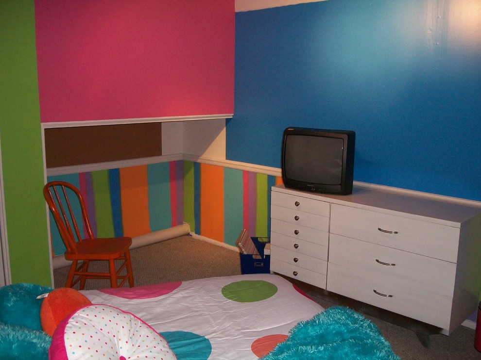 This is an example of a traditional kids' room in Columbus.