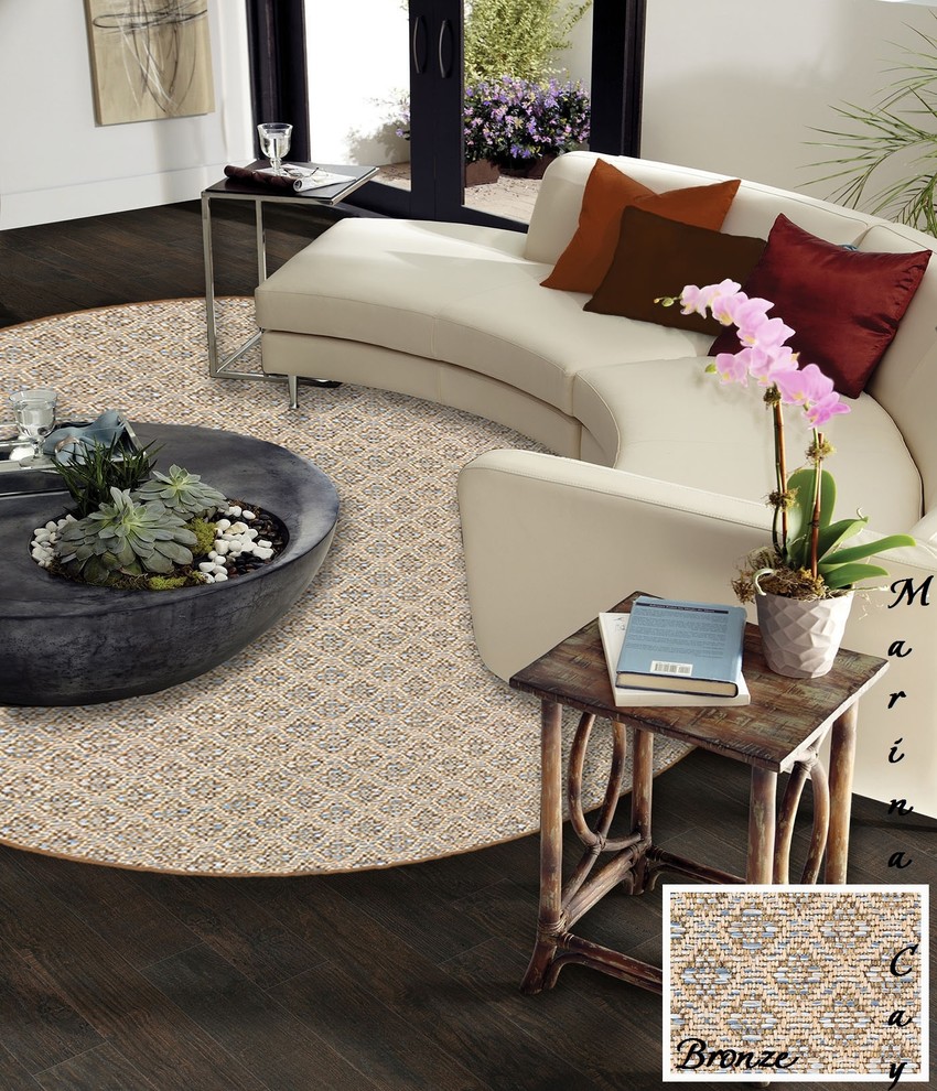 Couristan MARINA CAY Area Rug Indoor/Outdoor Carpet, 3'x5' Contemporary Outdoor Rugs by