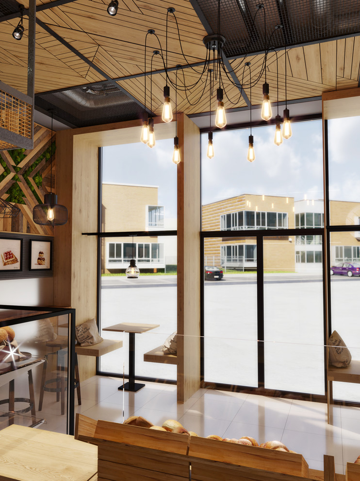 дизайн проект интерьера булочной