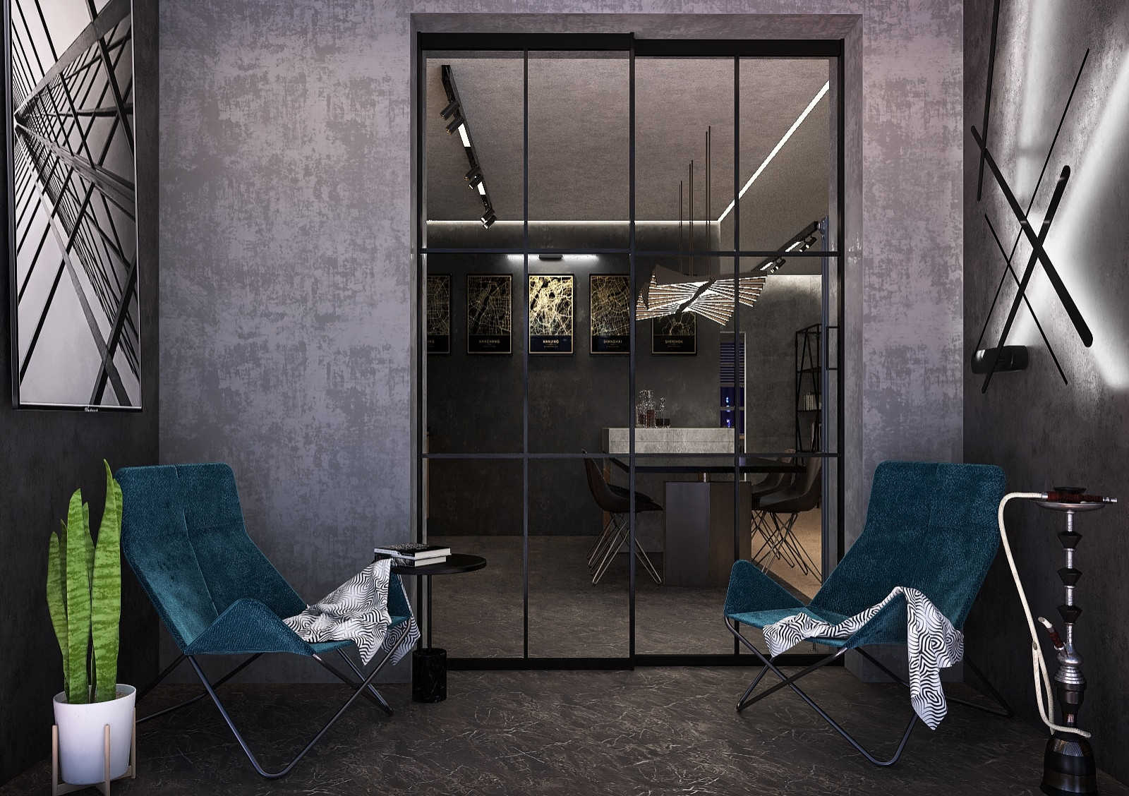 Брутальная двушка для холостяка