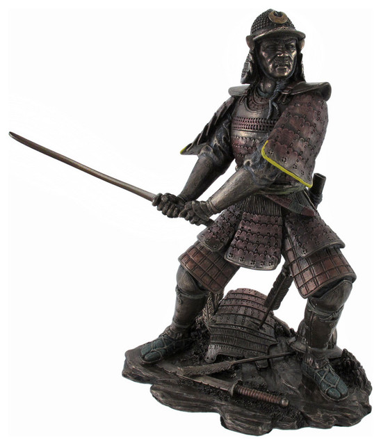 small samurai statue