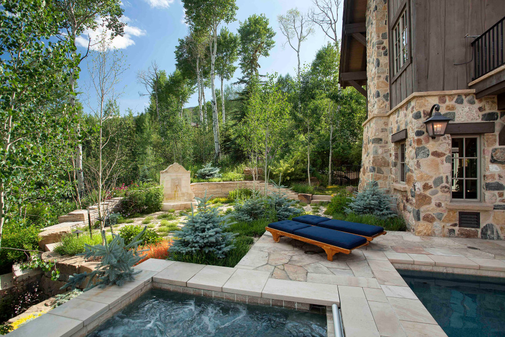 Home design - rustic home design idea in Denver