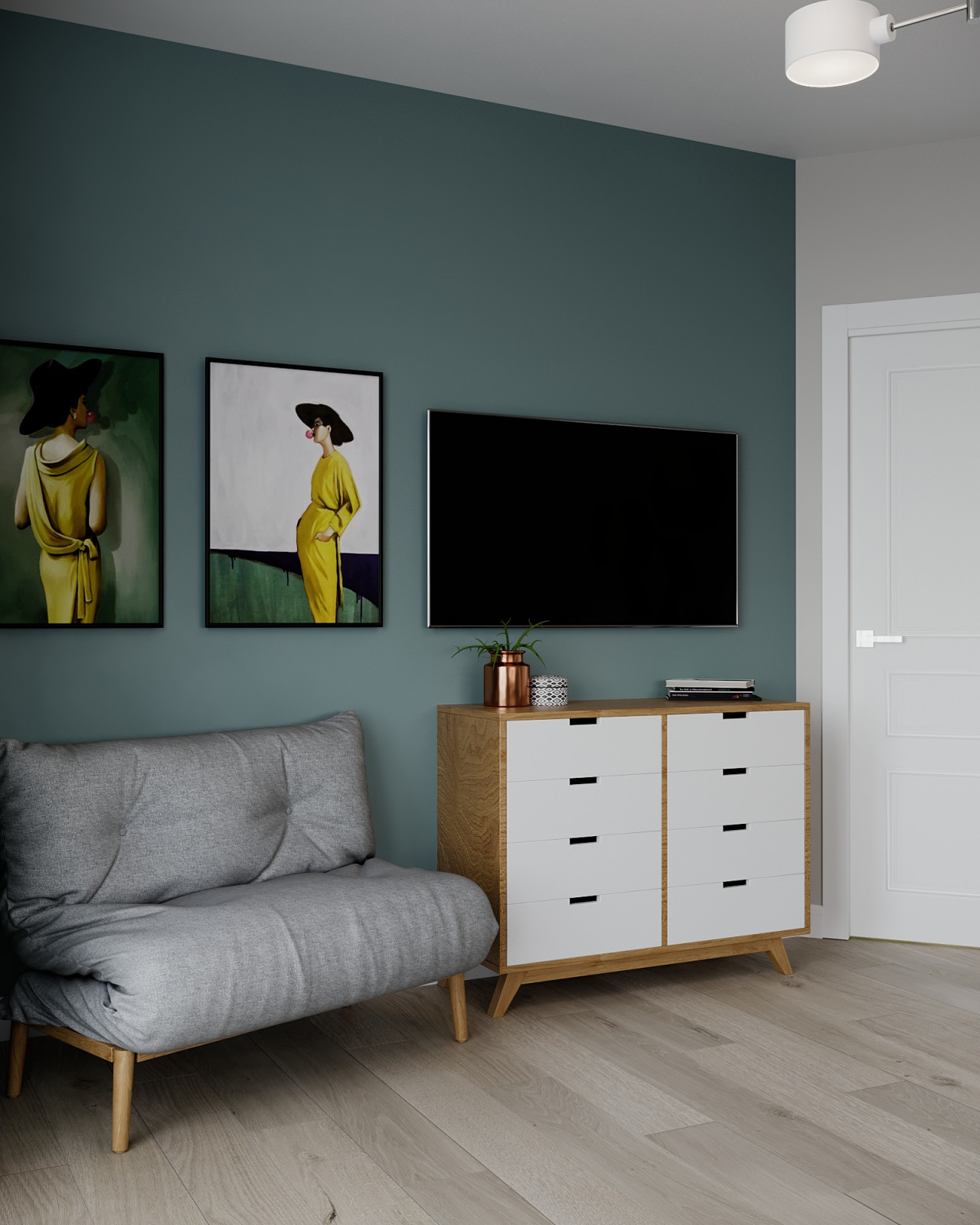 Однокомнатная квартира для молодой девушки