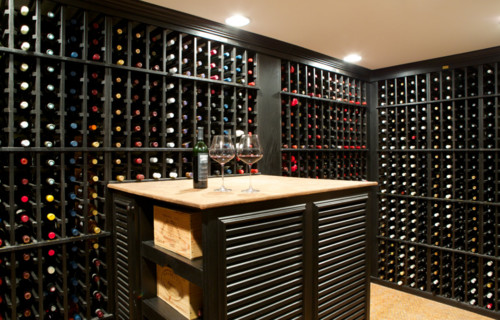 custom wine cellar