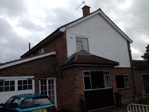 Image of brick house exterior makeover uk