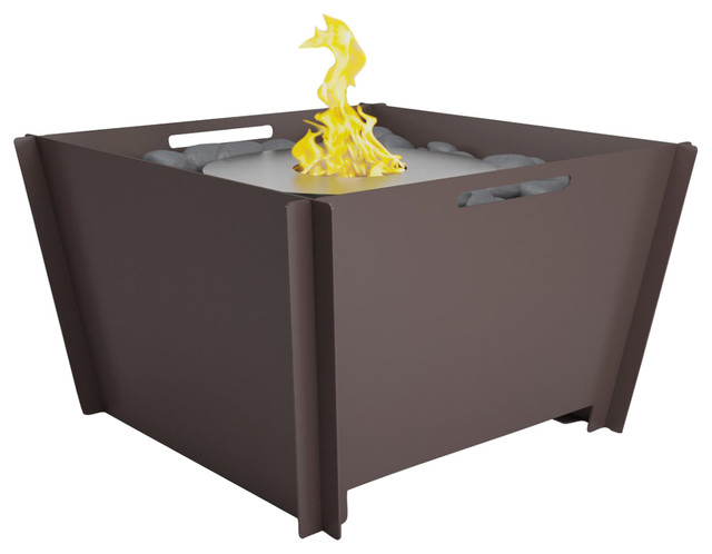 Groovebox 27 Flat Pack Bio Ethanol Fire Pit W Crushed Bamboo Top Groovebox 27 Flat Pack Bio Ethanol Fire Pit W Crushed Bamboo Top Contemporary Pits By Outdoor Living