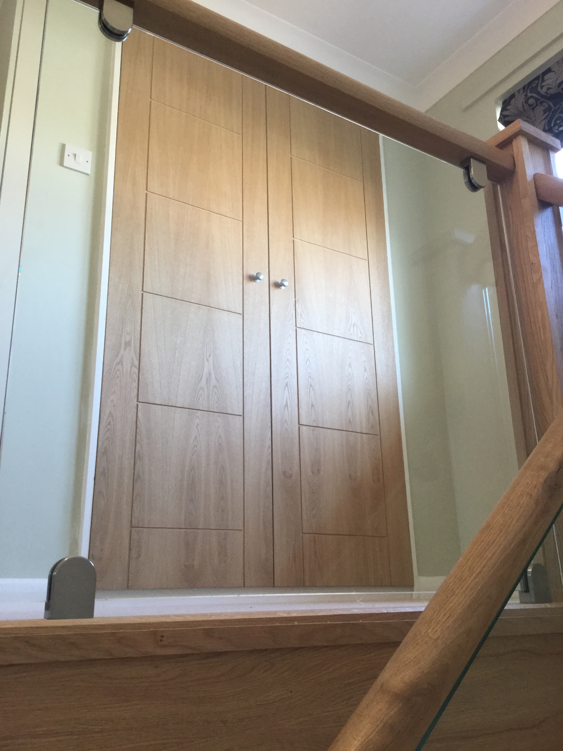 Oak Veneered Cupboard Doors