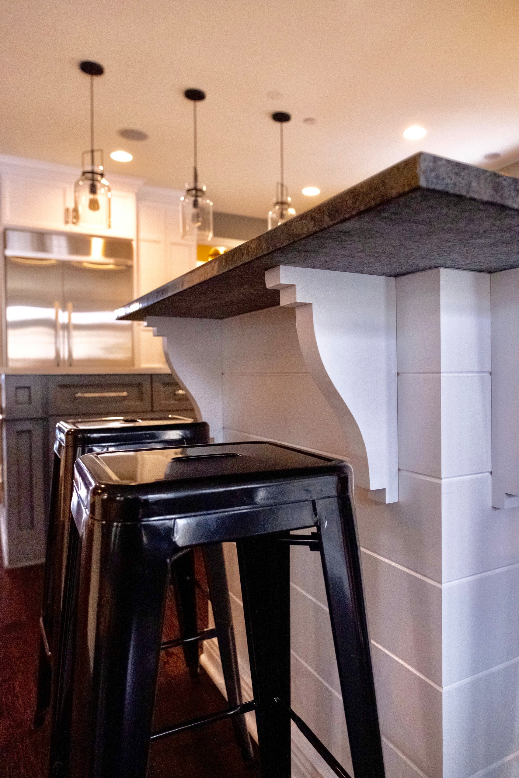 Farmhouse Kitchen, Home Bar and Mudroom