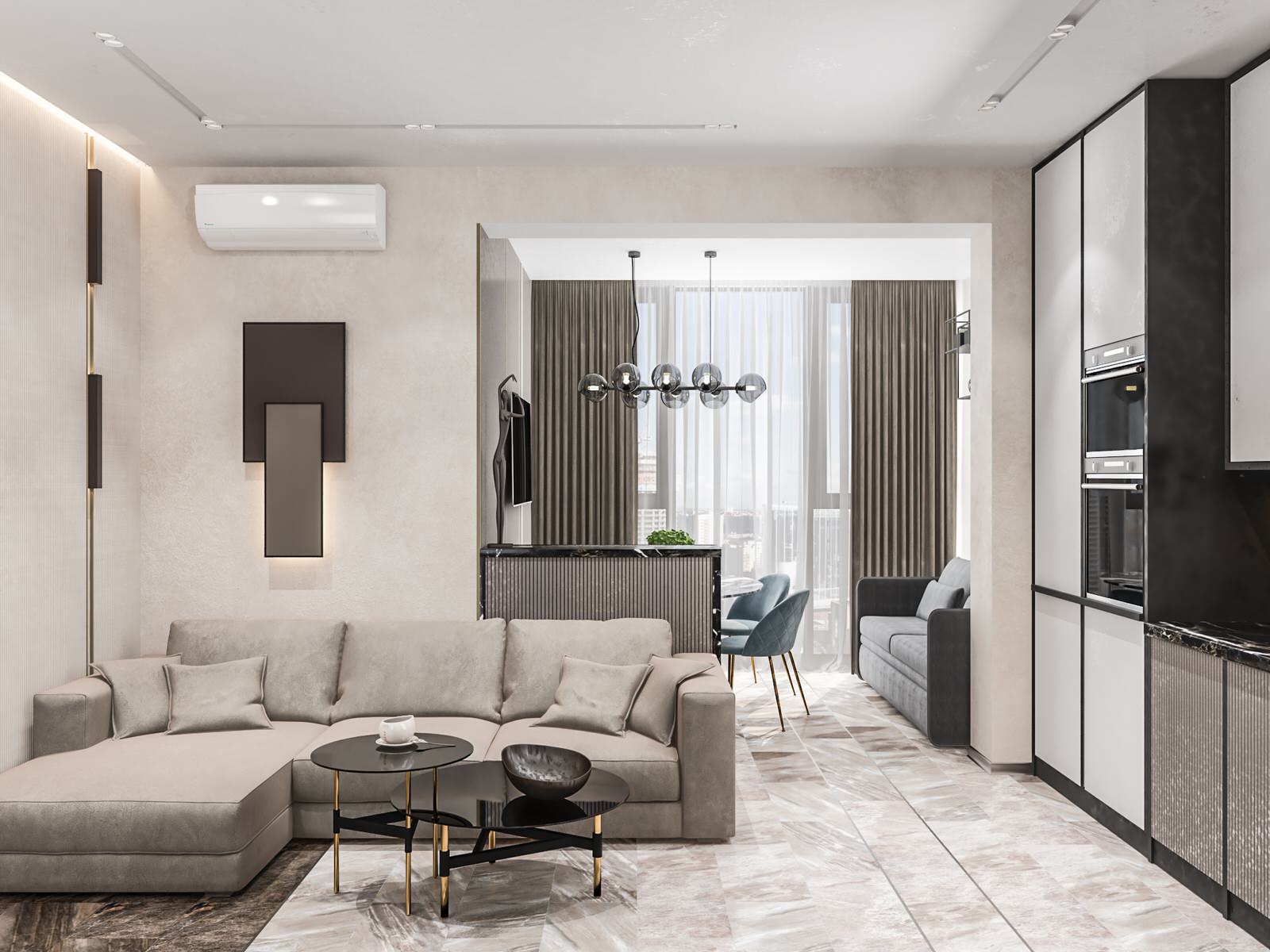 Двухкомнатная квартира в ЖК Макаровский