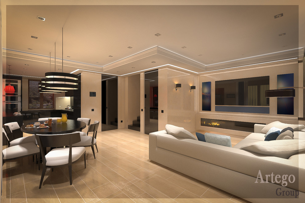 Дизайн интерьера таунхауса в КП "Новое Бакеево"