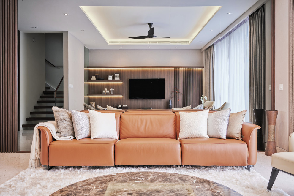 This is an example of a contemporary home design in Singapore.