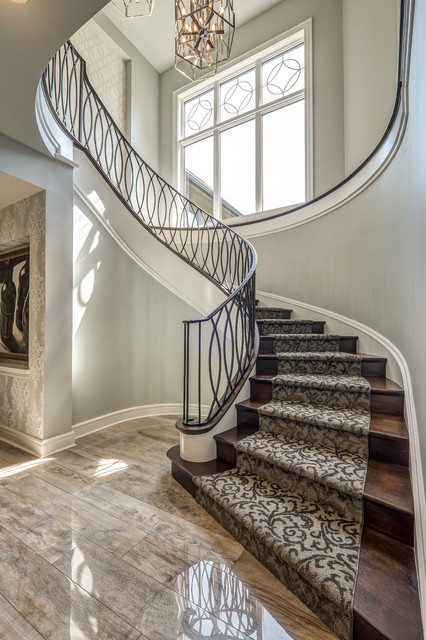 Homearama 2016 transitional-staircase