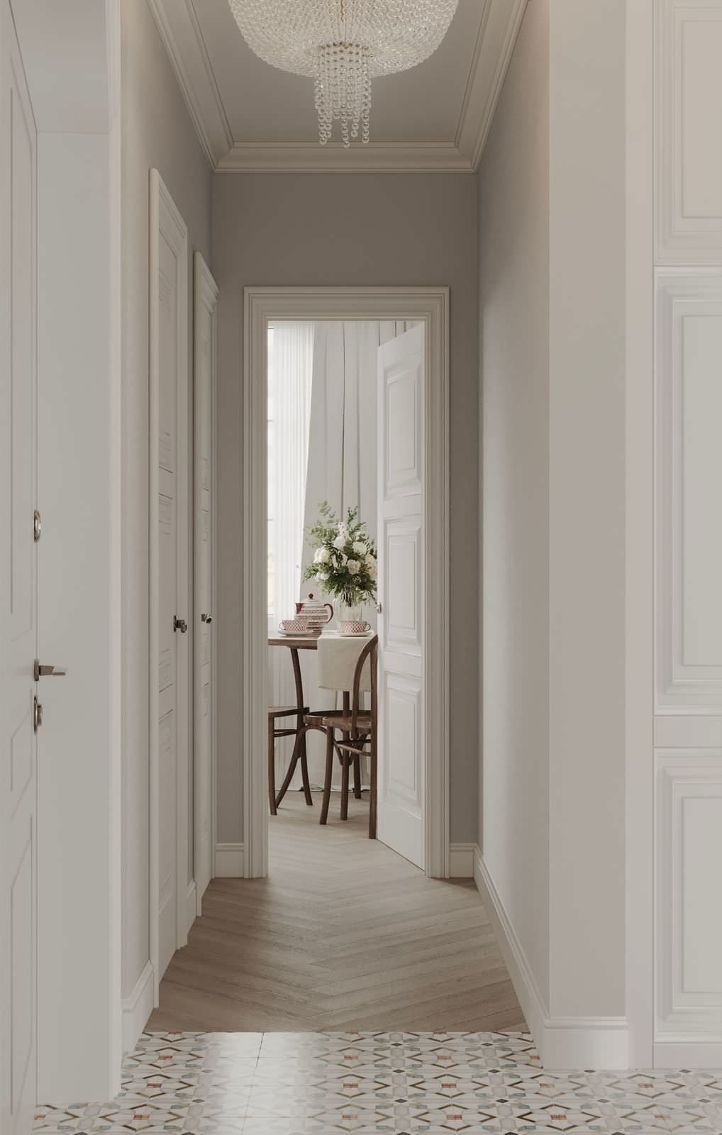 Квартира с элементами сталинского ампира