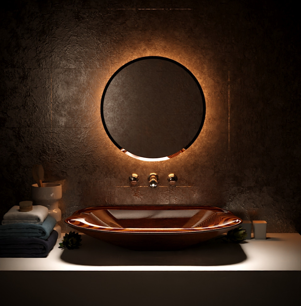 Дизайнерская деревянная раковина из фанеры