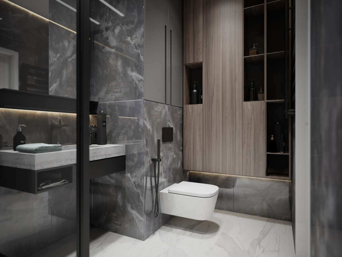 №14. Стильный и сильный интерьер в центре города Иркутск.