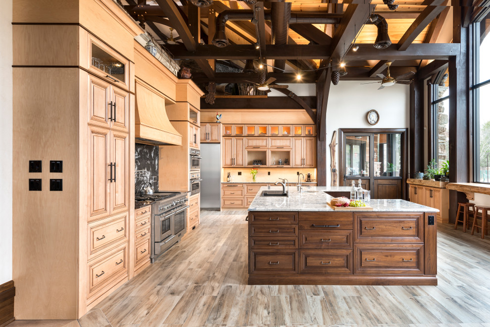 Mountain style kitchen photo in Ottawa