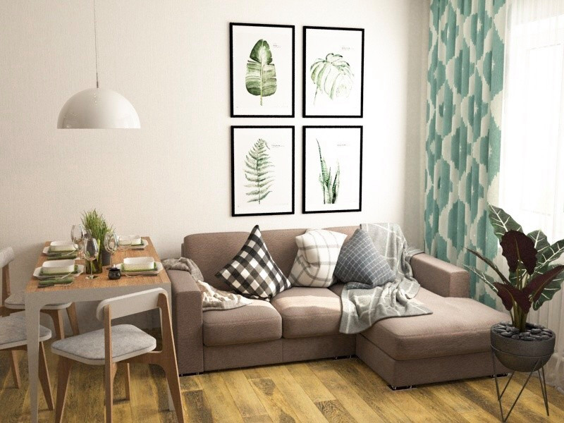 Кухни, гостиные комнаты