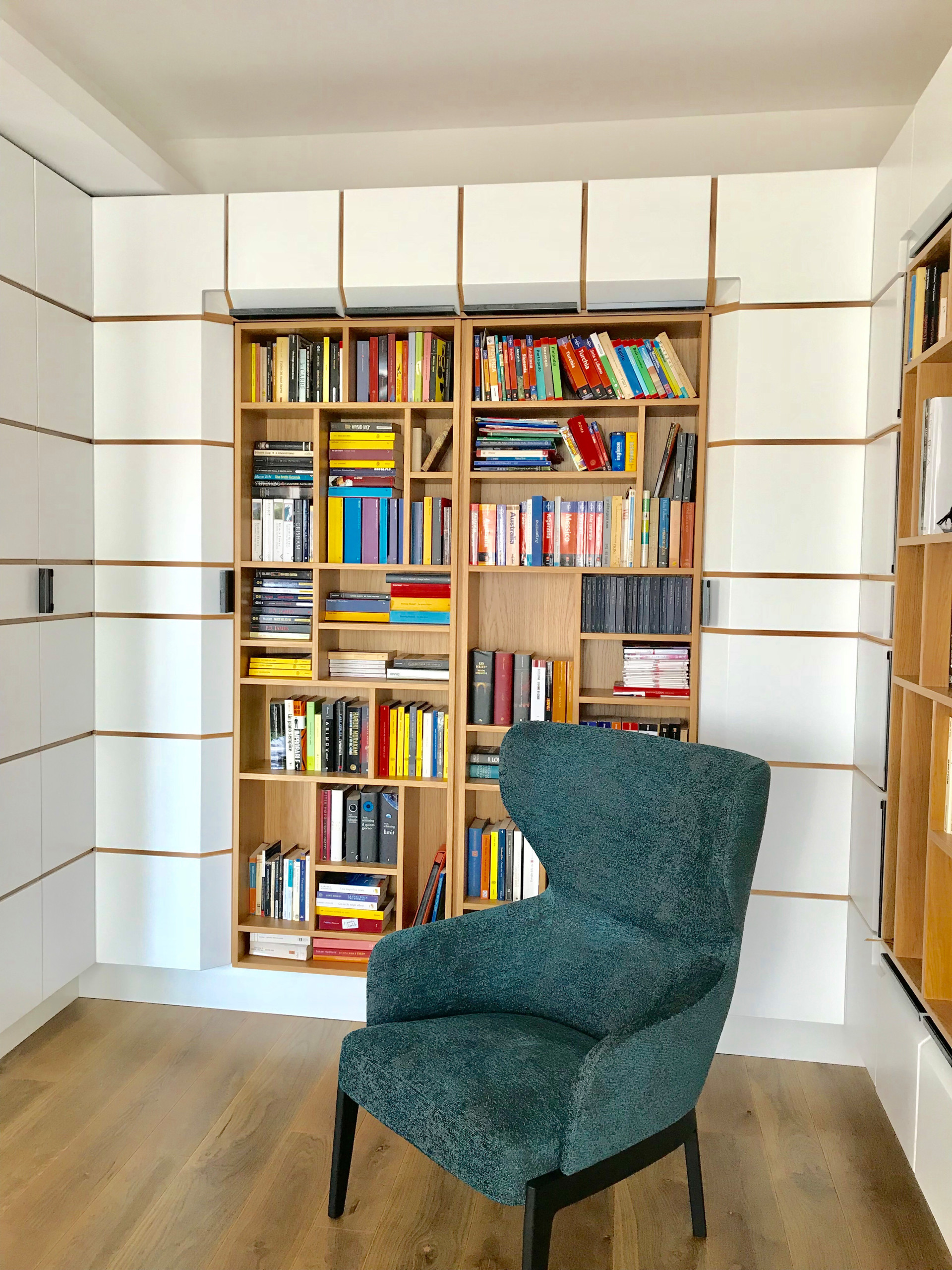 Librerie, pareti attrezzate, scaffali