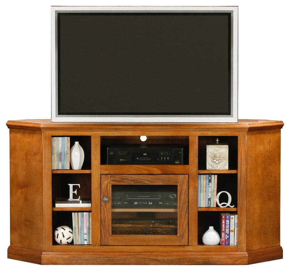 Eagle Furniture 63" Coastal Corner Entertainment Console Transitional