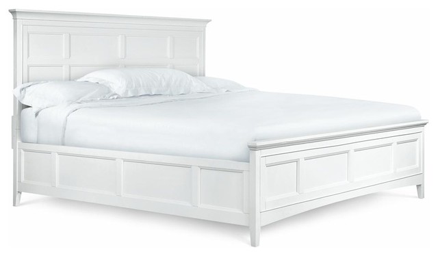 Magnussen Kentwood Queen Panel Bed, Home Styles Naples Queen Bed White