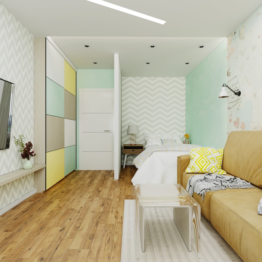 Дизайн проект в ЖК "120 Квартал" в экомини стиле