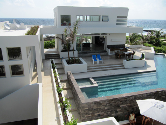 Beach Villa trendy-hus-og-facade