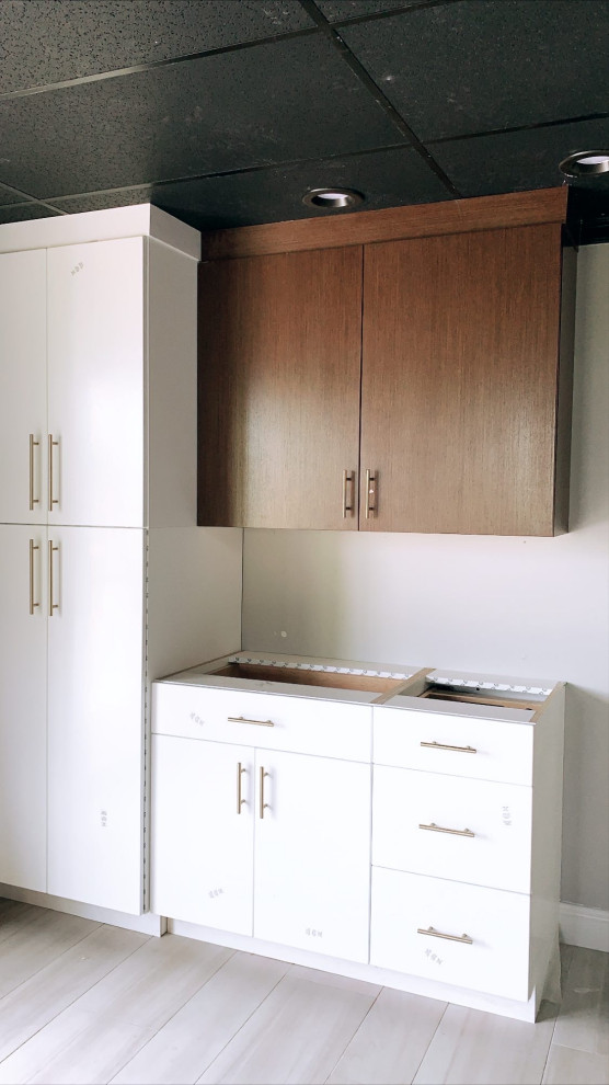 Inspiration for a transitional kitchen remodel in Boston