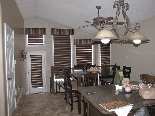 Inspiration for a transitional dining room remodel in Calgary